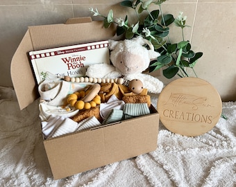 SMALL Baby Shower Hamper I Newborn Gift Hamper I New Baby Gift I Mum and Bub Hamper I Gender Neutral Gift Box