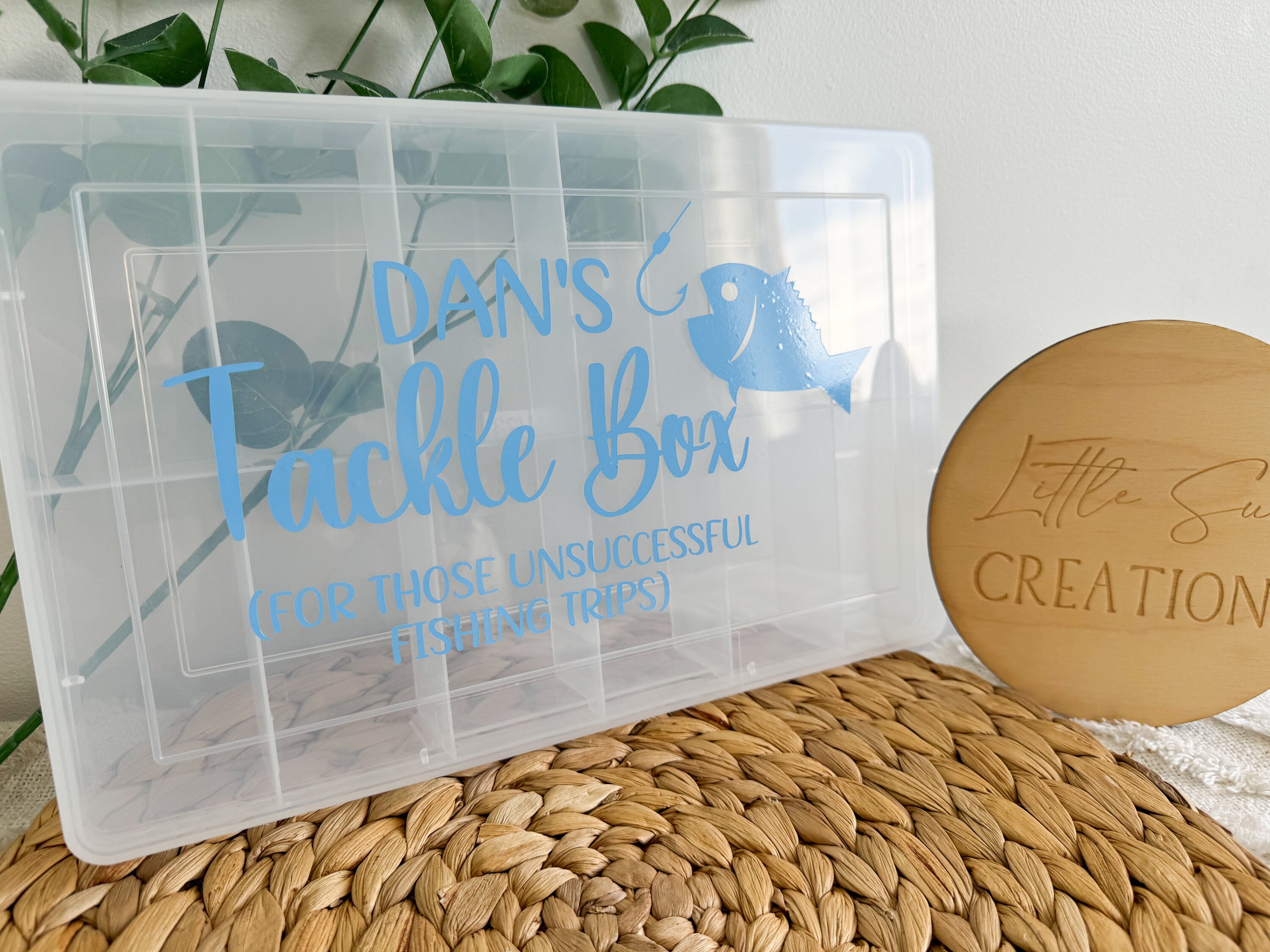 Personalised Tackle Box (large) I Personalised Fishing Gifts I Gifts ...