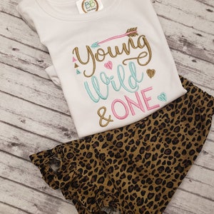 Wild one birthday outfit, First birthday outfit, 1st birthday outfit, baby girls clothing, Wild one shirt, handmade, girls clothing