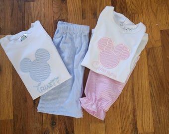 Sibling outfit, Handmade outfit, Matching boys and girls outfits, Mouse clothing,
