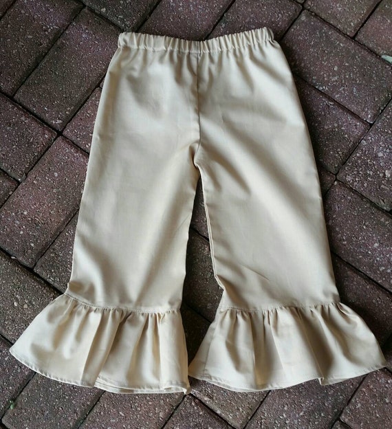 Ruffle pants school pants khaki pants Navy pants school Etsy
