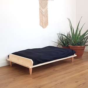 Mid-century Modern Dog Bed with 100% Organic Mattress included, Modern Dog Furniture, Pet Bedding, Pet Furniture