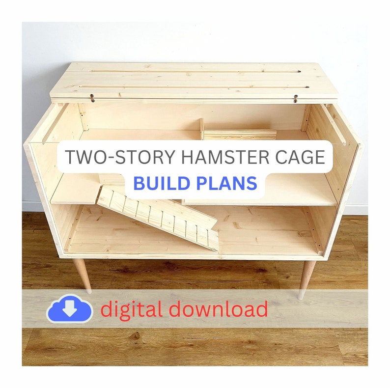Photo inspiration: Fresh Look at Two Story Hamster Cage Build Plans DIY Hamster Furniture Plans