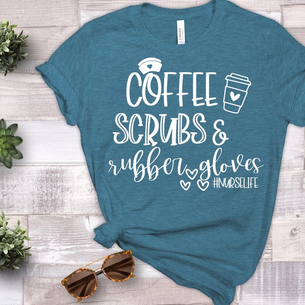 Coffee Scrubs and Rubber Gloves Etsy