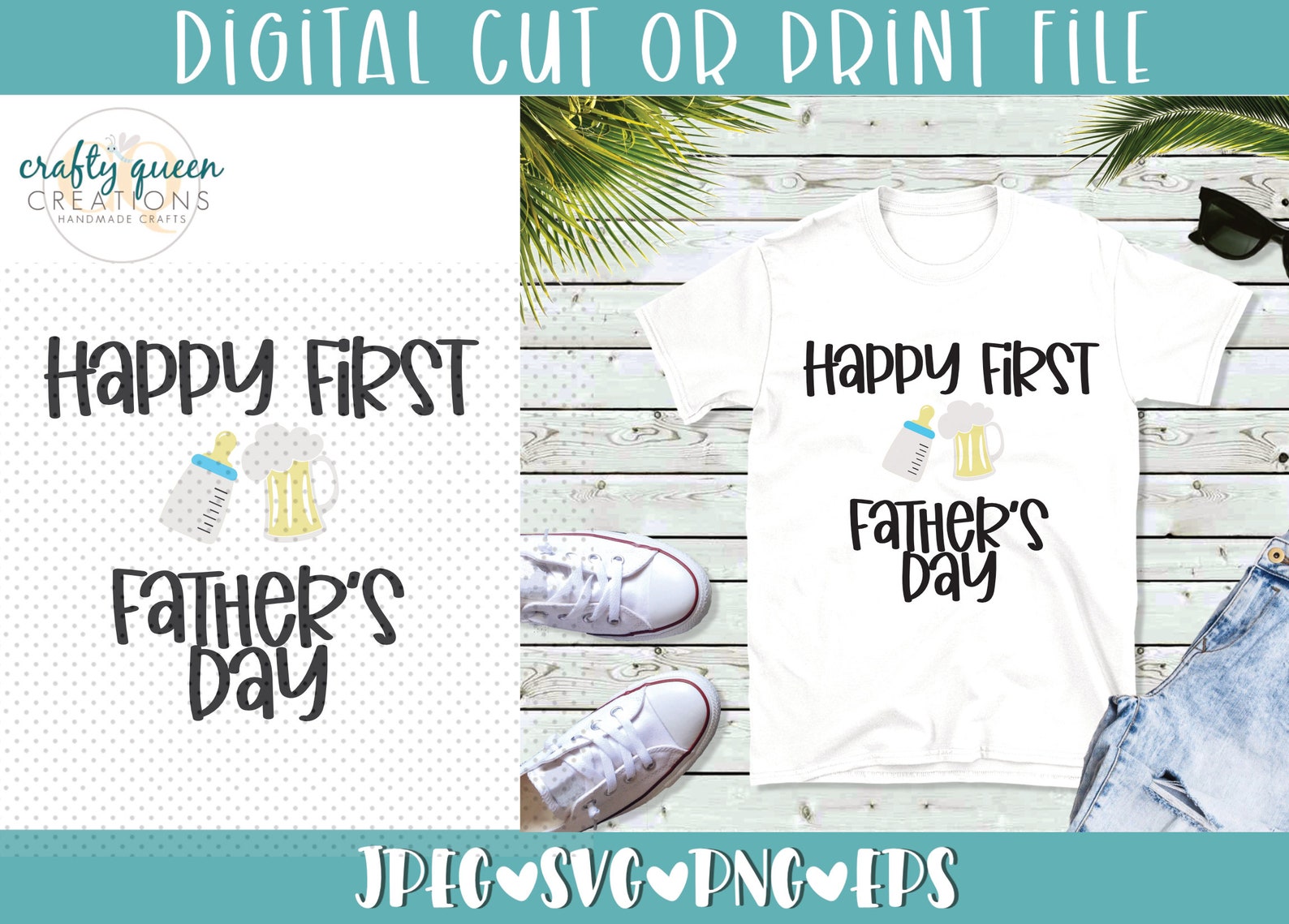 Free Free 341 Happy First Father&#039;s Day Svg SVG PNG EPS DXF File