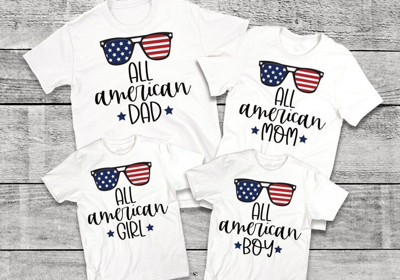 All American Family Bundle With Additional Family Add-ons SVG