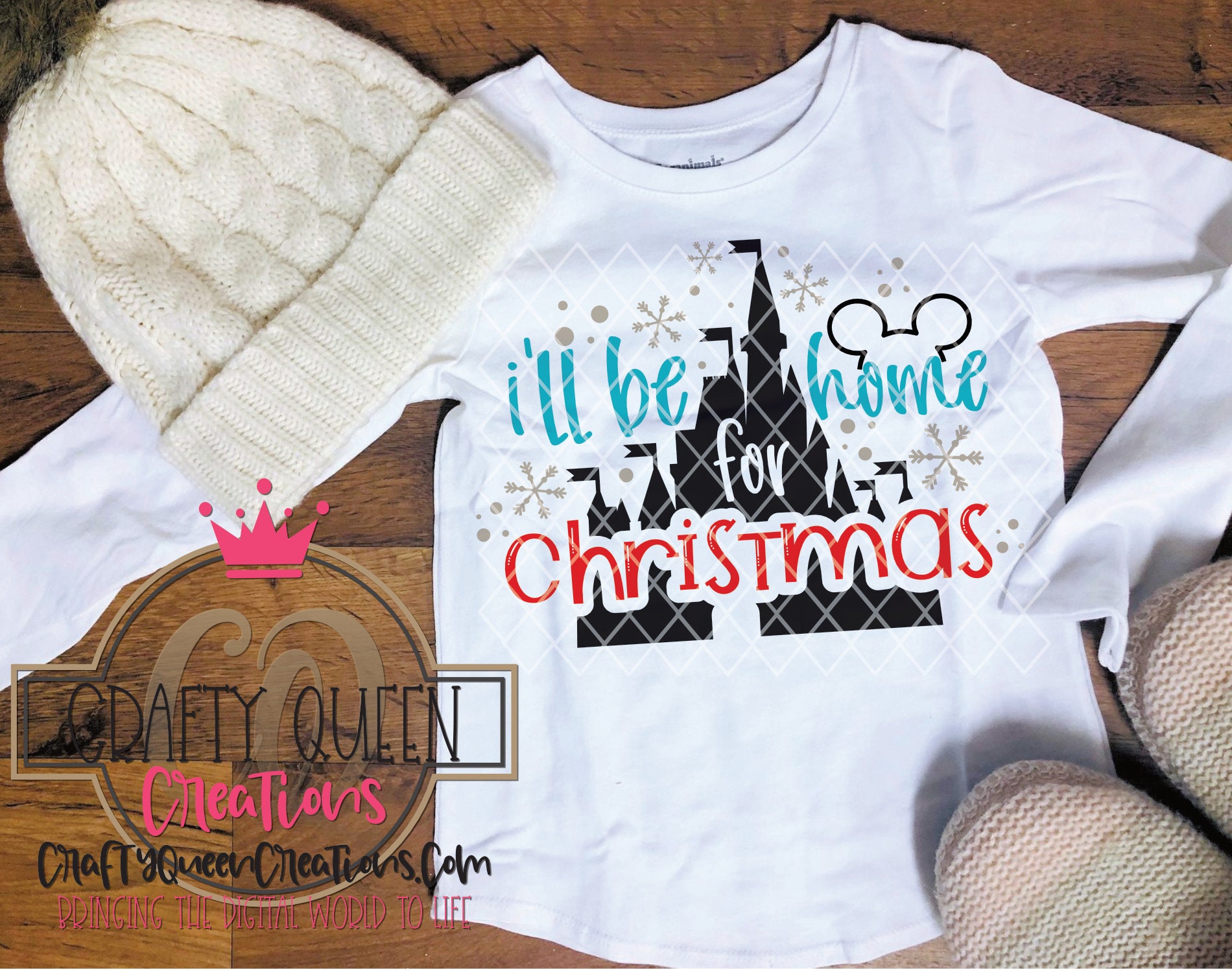 Download I Ll Be Home For Christmas Svg Etsy