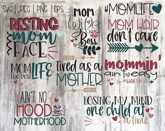 Mommin' Bundle SVG pack