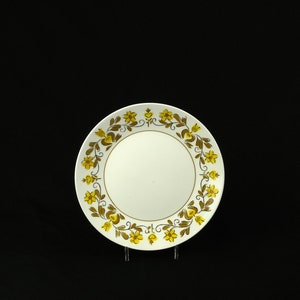 Mikasa Cera-Stone Gold Buds Salad Plates