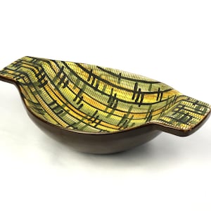 Fashionable Bitossi Handled Bowl