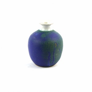 Blue and Green Studio Pottery Vase