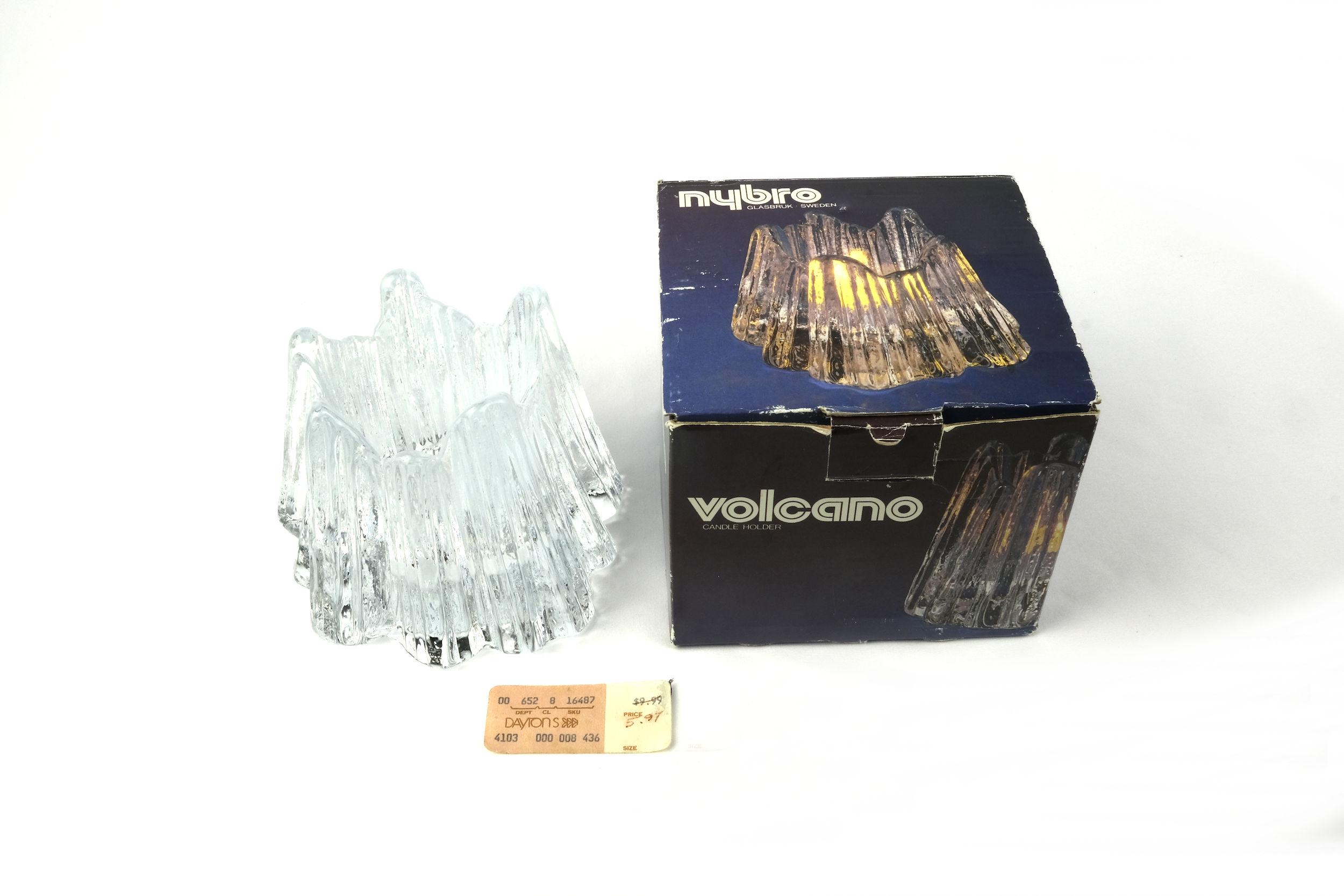 Nybro Glass Volcano - Etsy