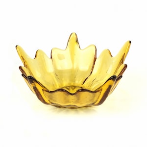 Viking Glass Stockholm Bowl in Amber