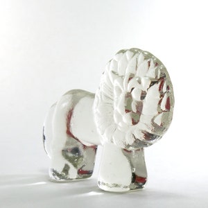 Classic Kosta Boda Glass Lion