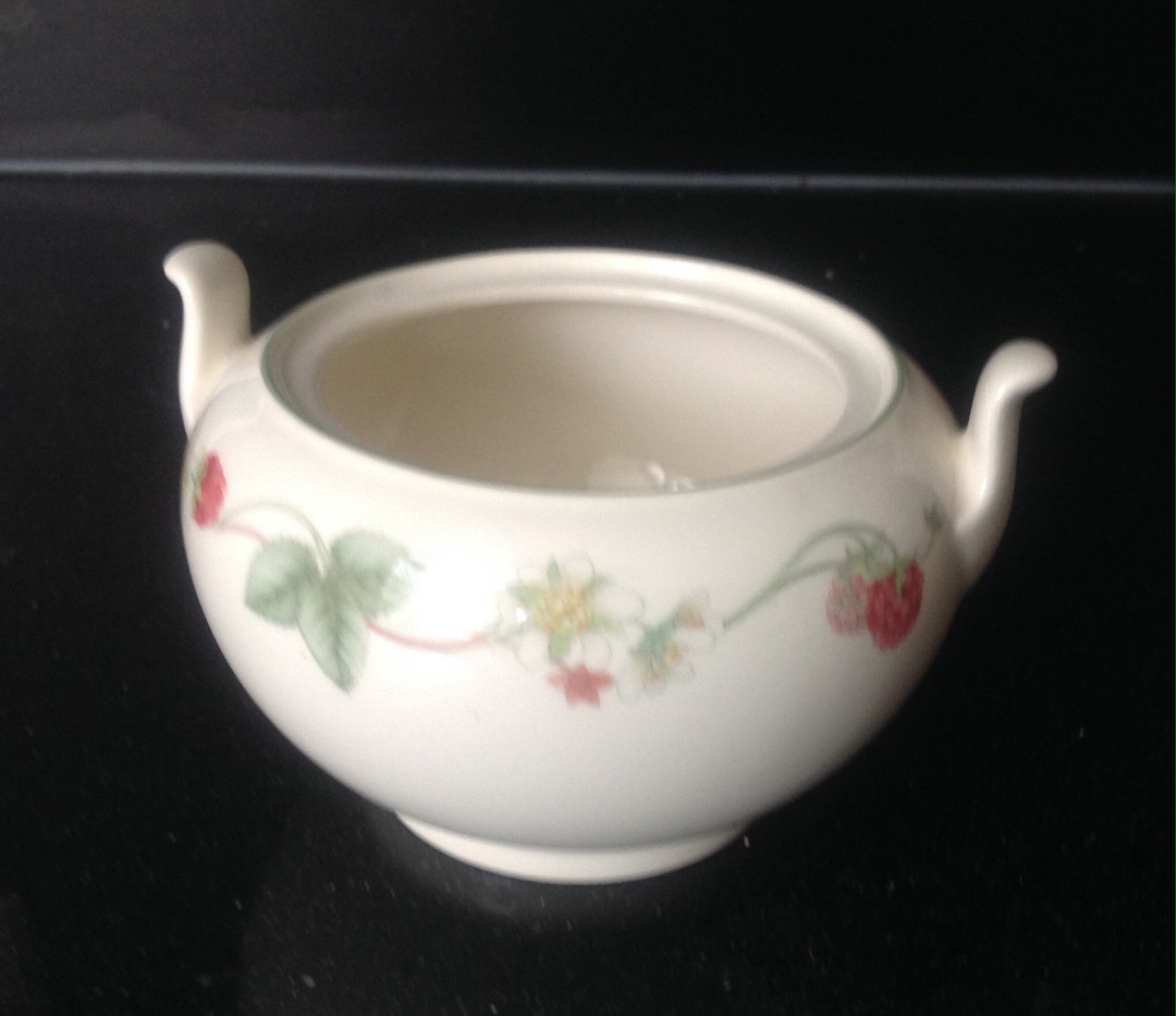 Wedgwood Queensware Raspberry Wedgwood Raspberry Queen's Ware Sugar Bowl. New and Unused. - Etsy