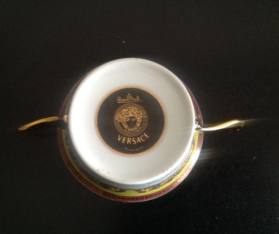 Rosenthal Versace Russian Dream Very Rare Flat Cream Soup Bowl and
