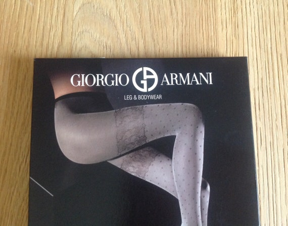 Giorgio Armani for Wolford Rare Tights / Pantyhose Medium 8060 Cold Brown  Black. New and Unused in Box. -  Canada