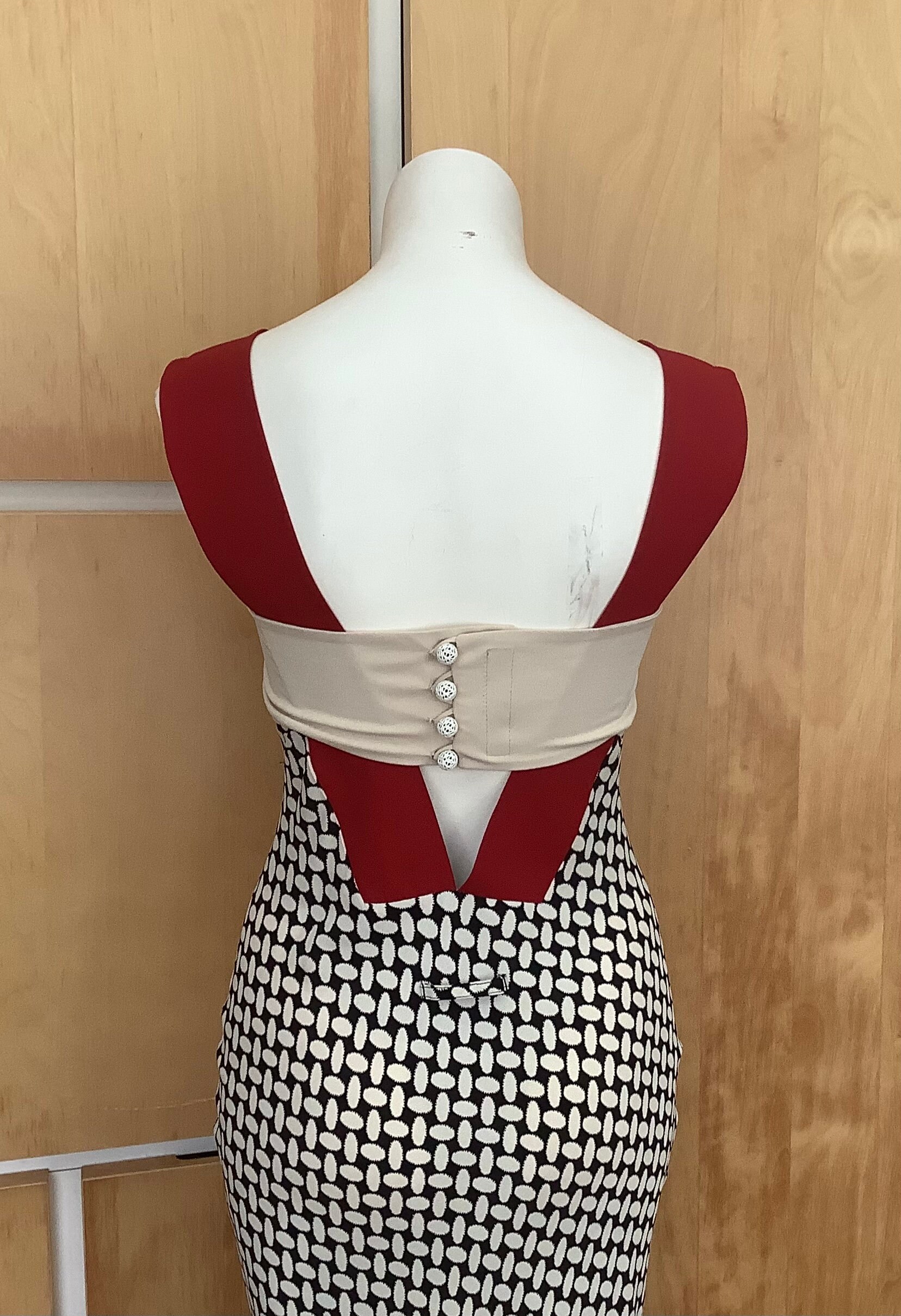 Robe Bustier Jean Paul Gaultier En Soie Noire - Taille 38 - Occasion Excellent État