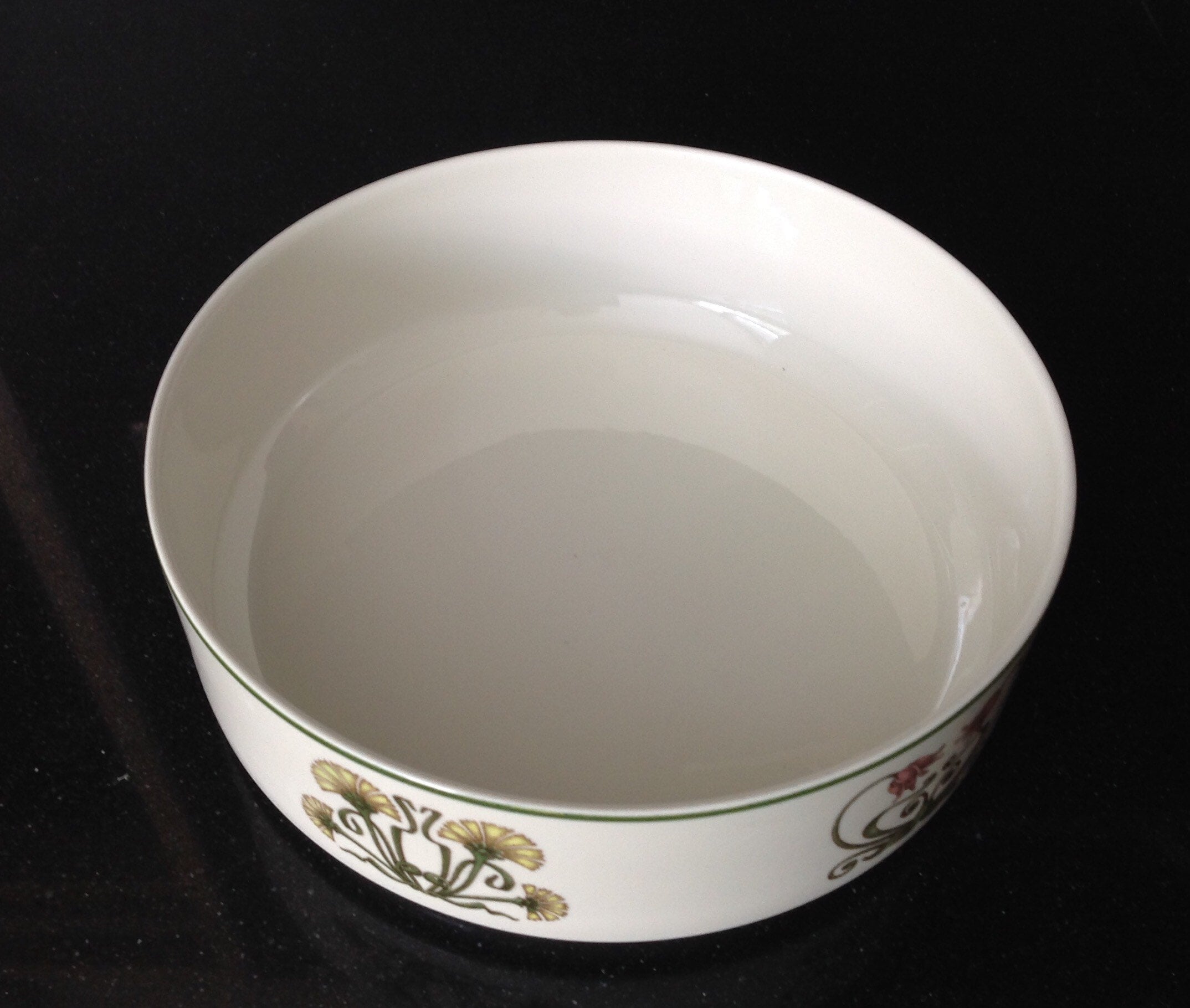New and unused. Designed by G Brownidge London Villeroy and  Boch Atlantic round vegetable bowl 8 1/8 In