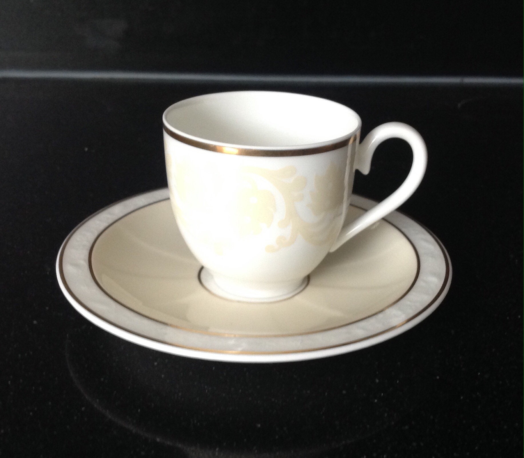 Villeroy and Boch Ivoire Set of Demitasse and Saucer / Expresso