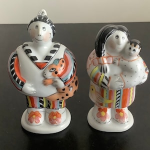 Villeroy and Boch Rosemarie Benedikt and Friends Ipanema very rare salt and pepper set. New and unused.
