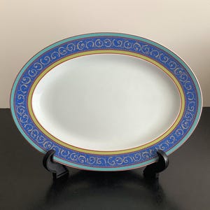Rosenthal Studio-Linie very rare oval platter Kusumam  by Designers Guild Paul Wunderlich. 11 Inches New and unused.