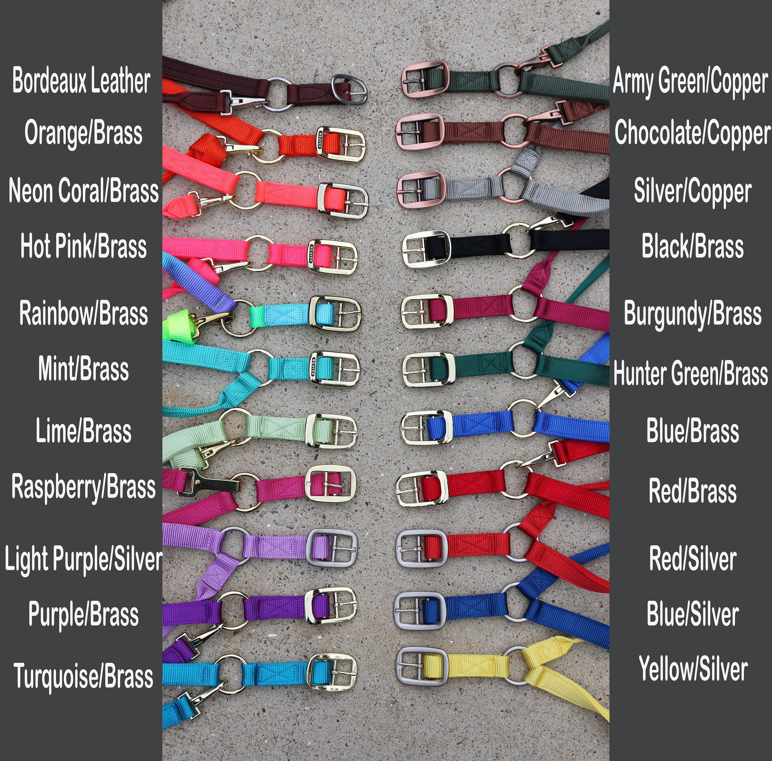 Custom Nylon Bronc Halter - Stronger Design Than Tab Style Leather Noseband