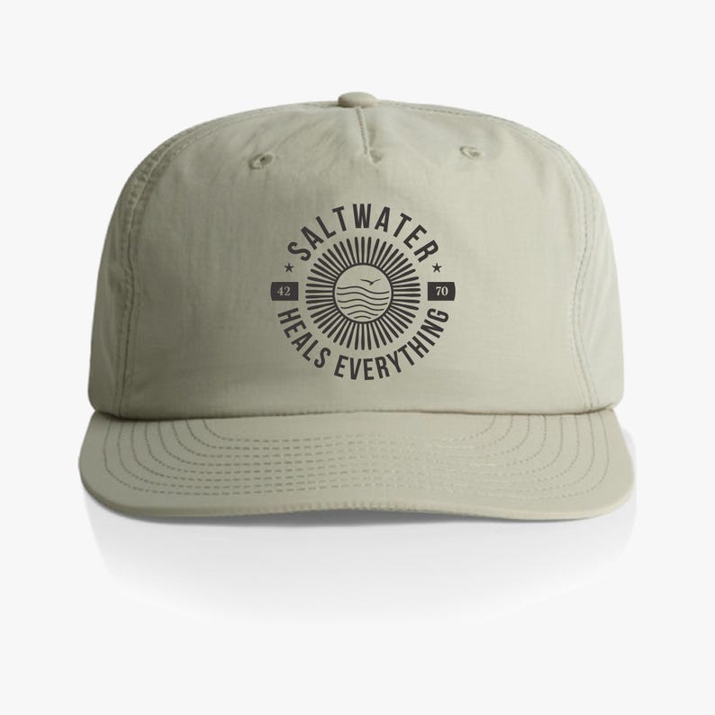 El agua salada lo cura todo. Gorra de surf. Sombrero de olas. Sombrero de playa. Regalo para surfistas. Gorra de surf. El agua salada lo cura todo. Gorra de surfista. Agua salada. imagen 6