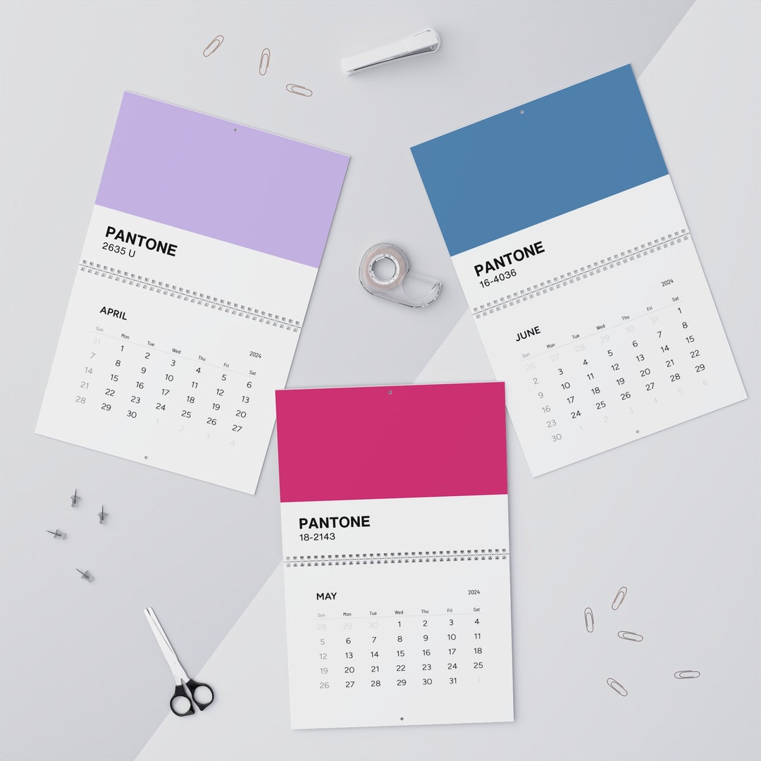 Pantone Kalender 2025 Grafikdesigner Geschenk Designer Geschenk Pantone
