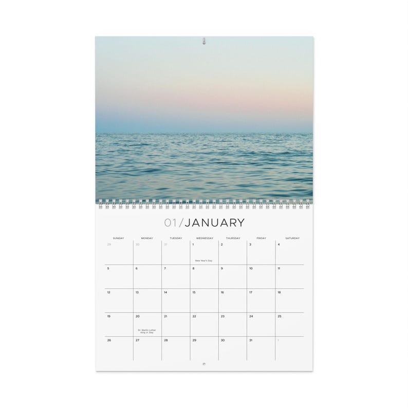 2025 Calendar Ocean Photography Nautical Art Wall Calendars 2025