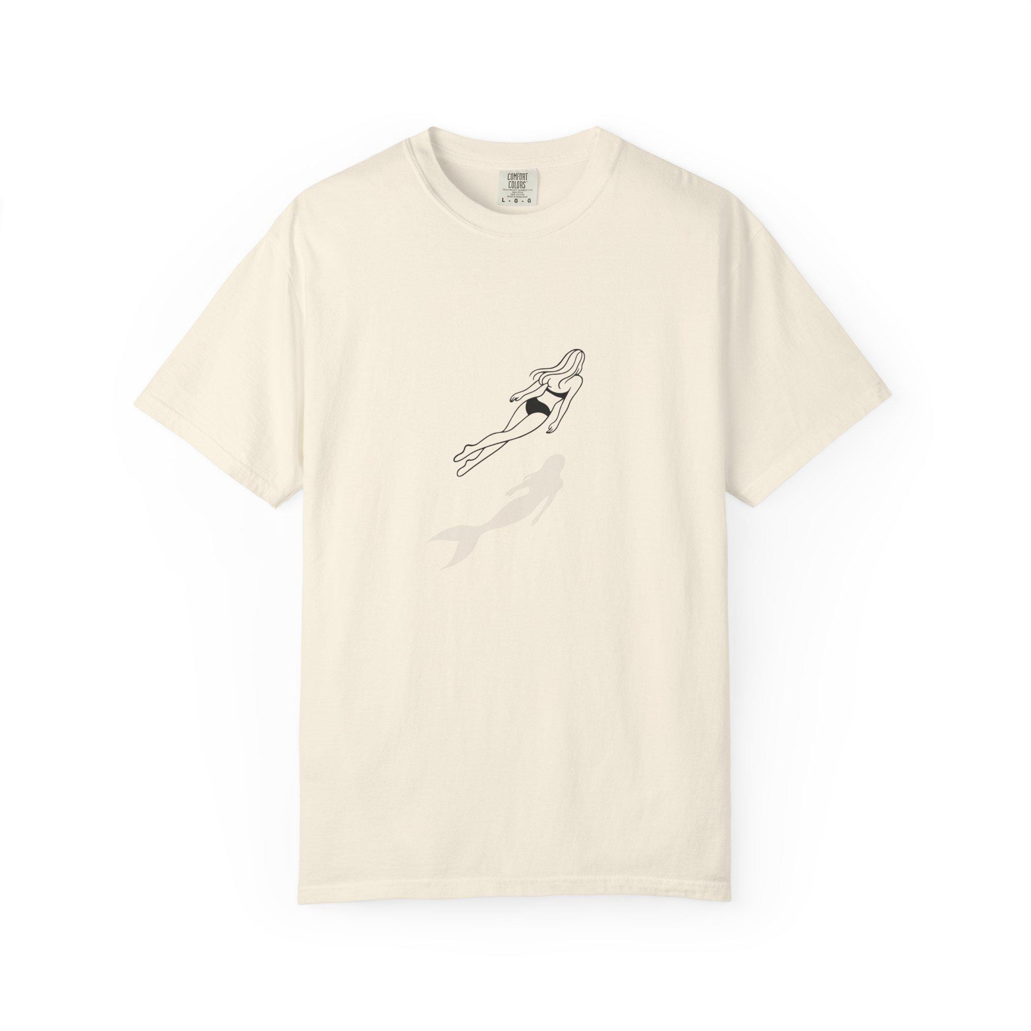 Mermaid Girl T-shirt Ocean Fantasy Graphic Tee Beach Sweatshirt Summer Love Illustration
