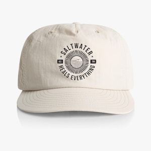 El agua salada lo cura todo. Gorra de surf. Sombrero de olas. Sombrero de playa. Regalo para surfistas. Gorra de surf. El agua salada lo cura todo. Gorra de surfista. Agua salada. imagen 5