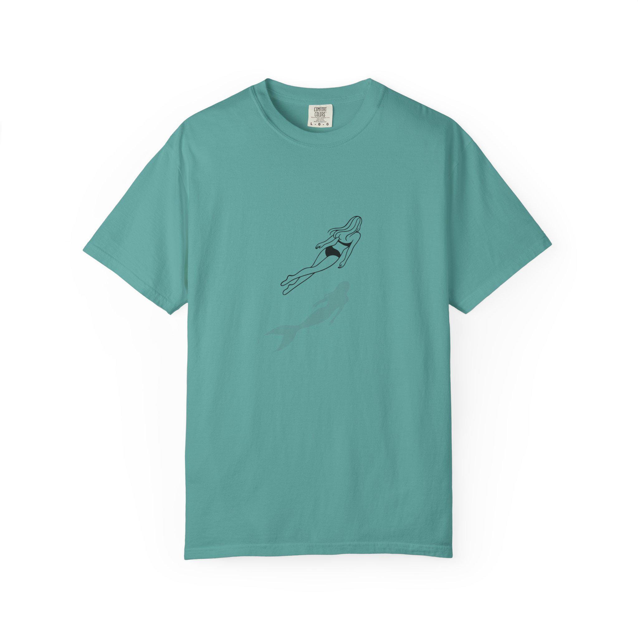 Mermaid Girl T-shirt Ocean Fantasy Graphic Tee Beach Sweatshirt Summer Love Illustration