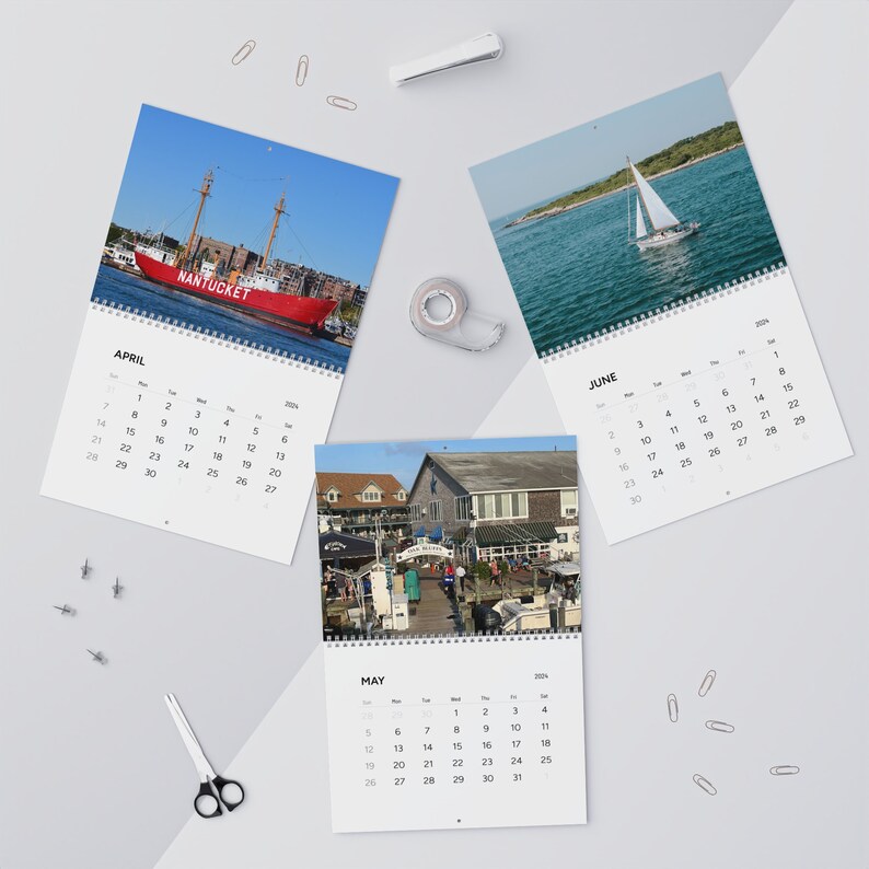 Martha's Vineyard and Nantucket Calendar 2024 Massachusetts Coastal