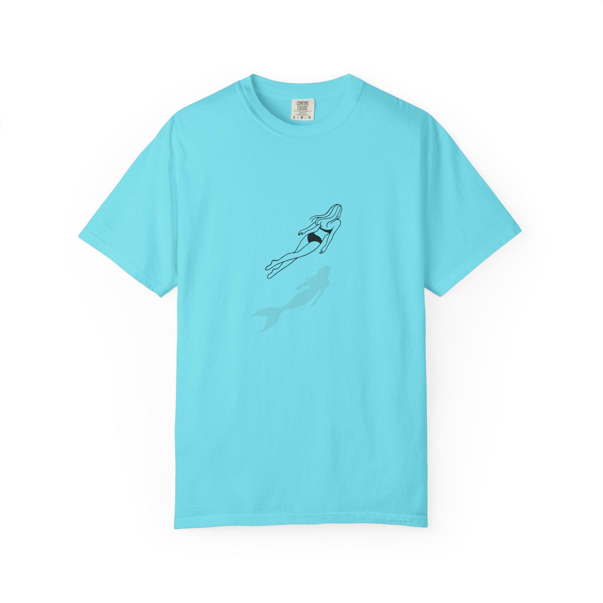 Mermaid Girl T-shirt Ocean Fantasy Graphic Tee Beach Sweatshirt Summer Love Illustration