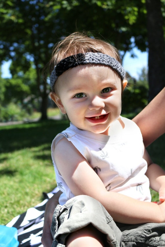 Bandeau garçon enfant en bas âge / Bandeau monochrome BoyBand / Bandeau  simple au crochet pour bébé, bandeau bébé pour garçons, accessoire garçon, bandeau  garçon gris -  Canada