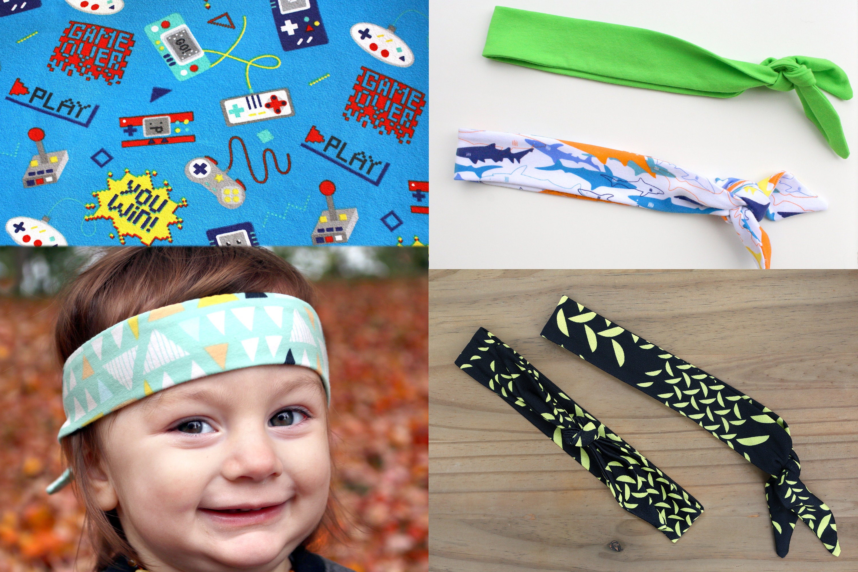 Fabric Headbands for Kids / Little Boy Headband / Bandana Etsy