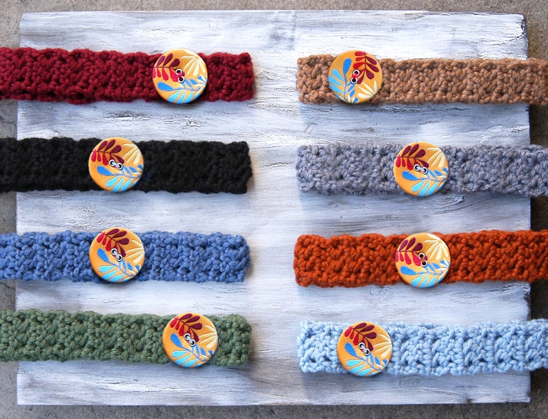 Baby Boy Headband with Hawaiian Button BoyBandz Baby Headband Boy Hairband Baby Crochet Headband Boy Band Hawaiian Boy Accessory