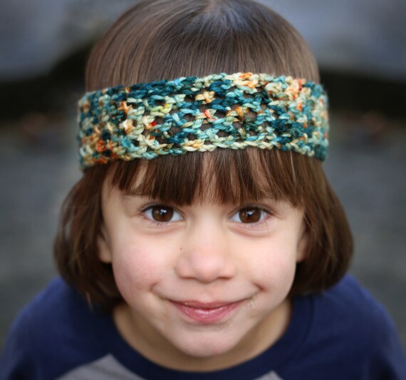 Crochet Headband For Boys With Long Hair Green Crochet Headband For Kids Boy Hairband Little Boy Accessories Toddler Headband Boyband