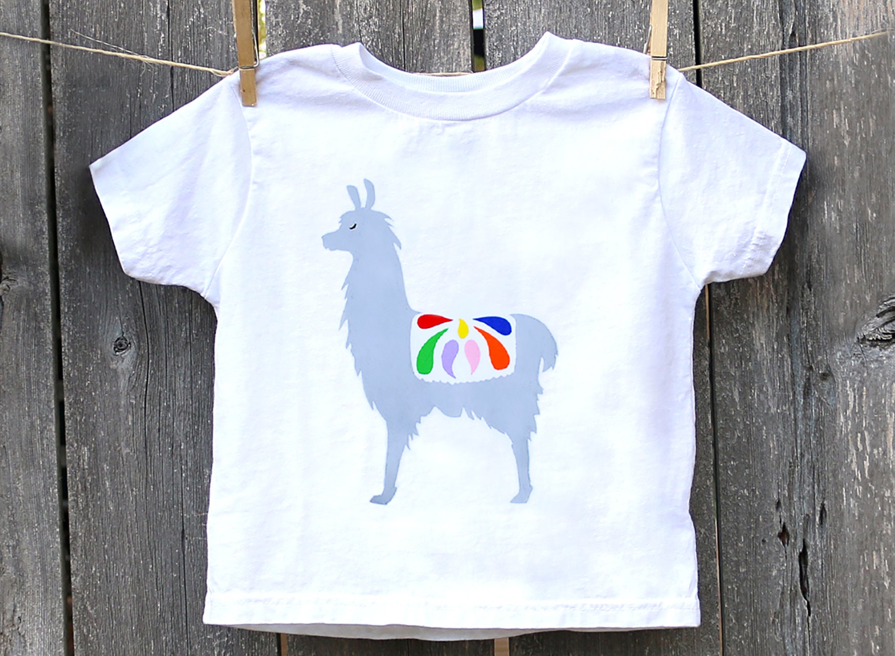llama kids shirt