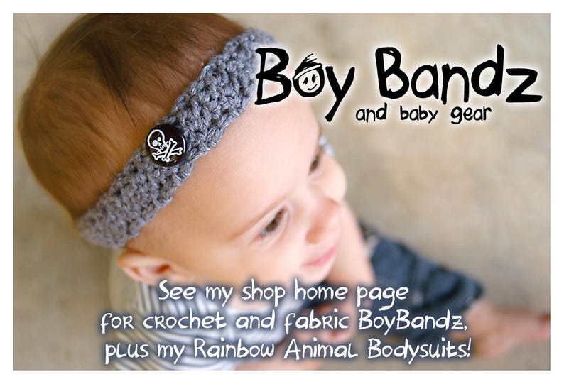 New baby Headband / Baby Boy Photo Prop / Infant Headband Boy Etsy