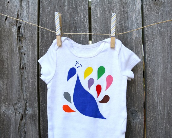 peacocks baby clothes unisex