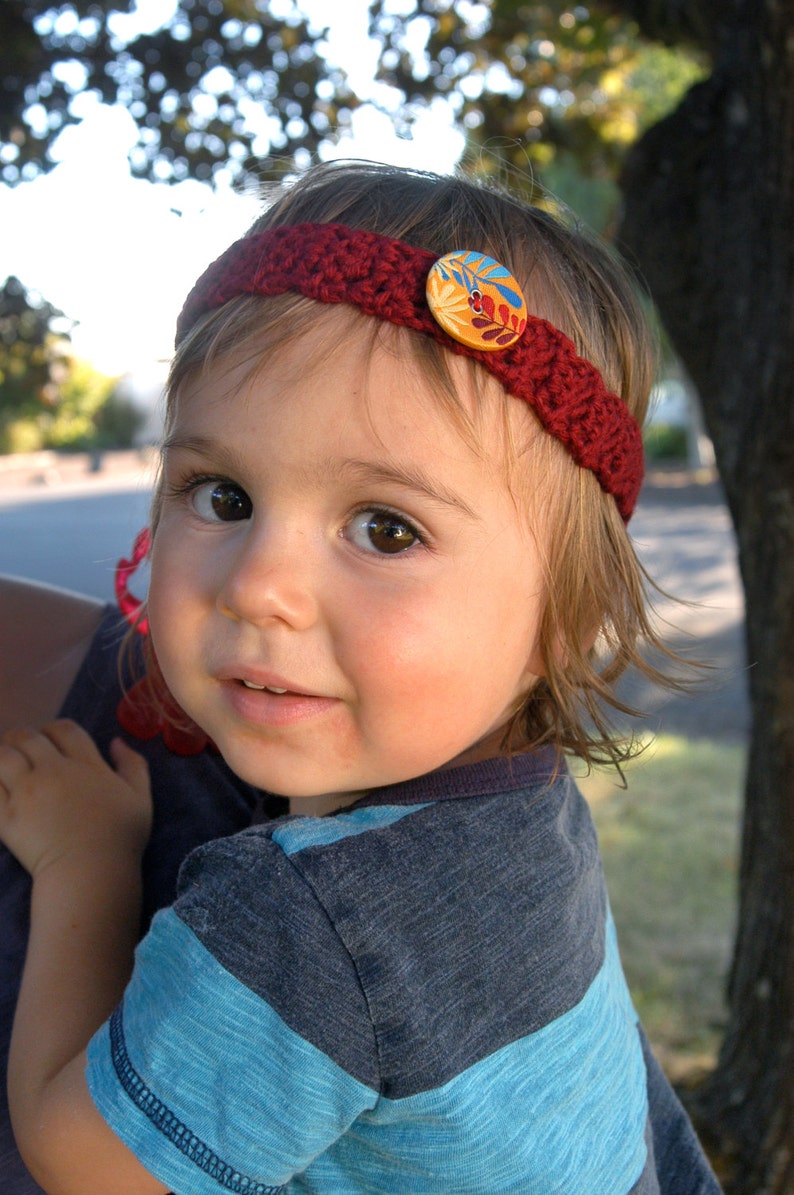 Baby Boy Headband with Hawaiian Button BoyBandz Baby Headband Boy Hairband Baby Crochet Headband Boy Band Hawaiian Boy Accessory