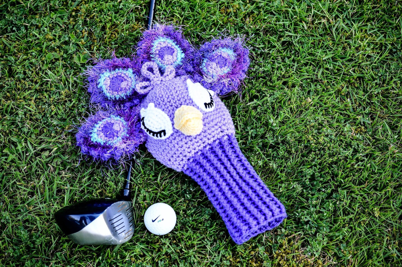 Peacock Golf Club Covers Head Covers Etsy