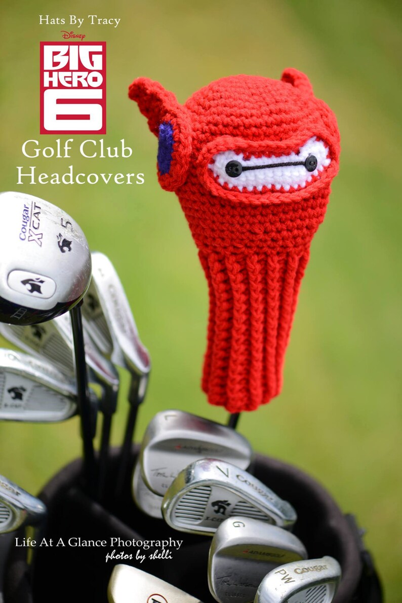 Baymax 2.0 Golf Club Head Covers Big Hero 6 Star Wars Golf Etsy