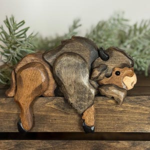 Handmade Bison Art Piece from Montana - Bring Yellowstone to Your Space