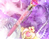 Magical Crystal Diamond Ball Point pen Pink