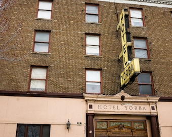 Hotel Yorba in Detroit from White Stripes Jack White Song Photo Print 18 x12