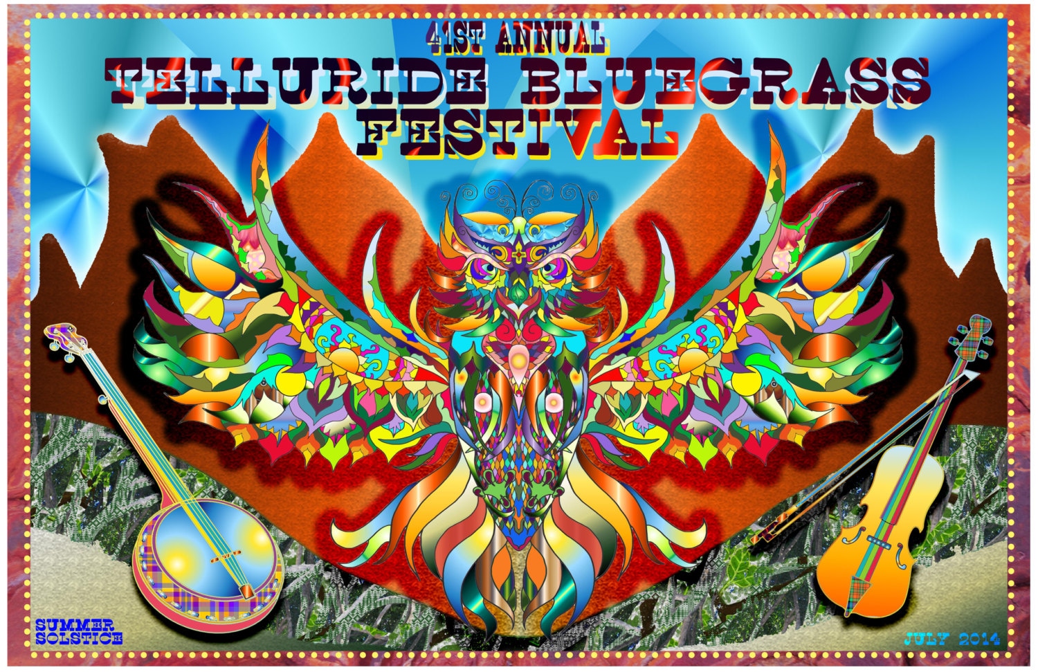 Telluride Bluegrass Festival 2014 Etsy