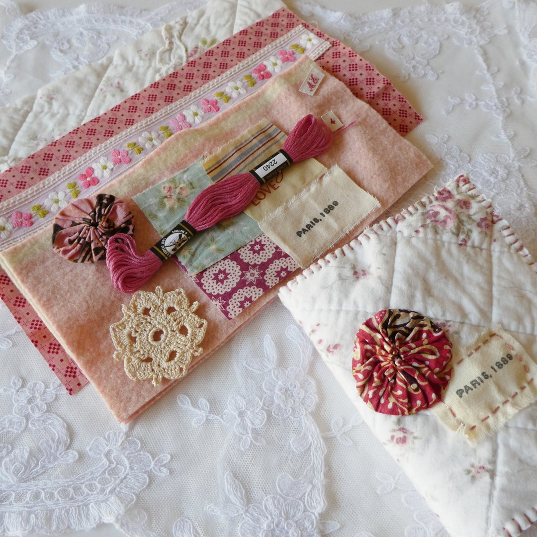 Slow Stitching Needle Case Kit Needle Book Kit Etsy Australia